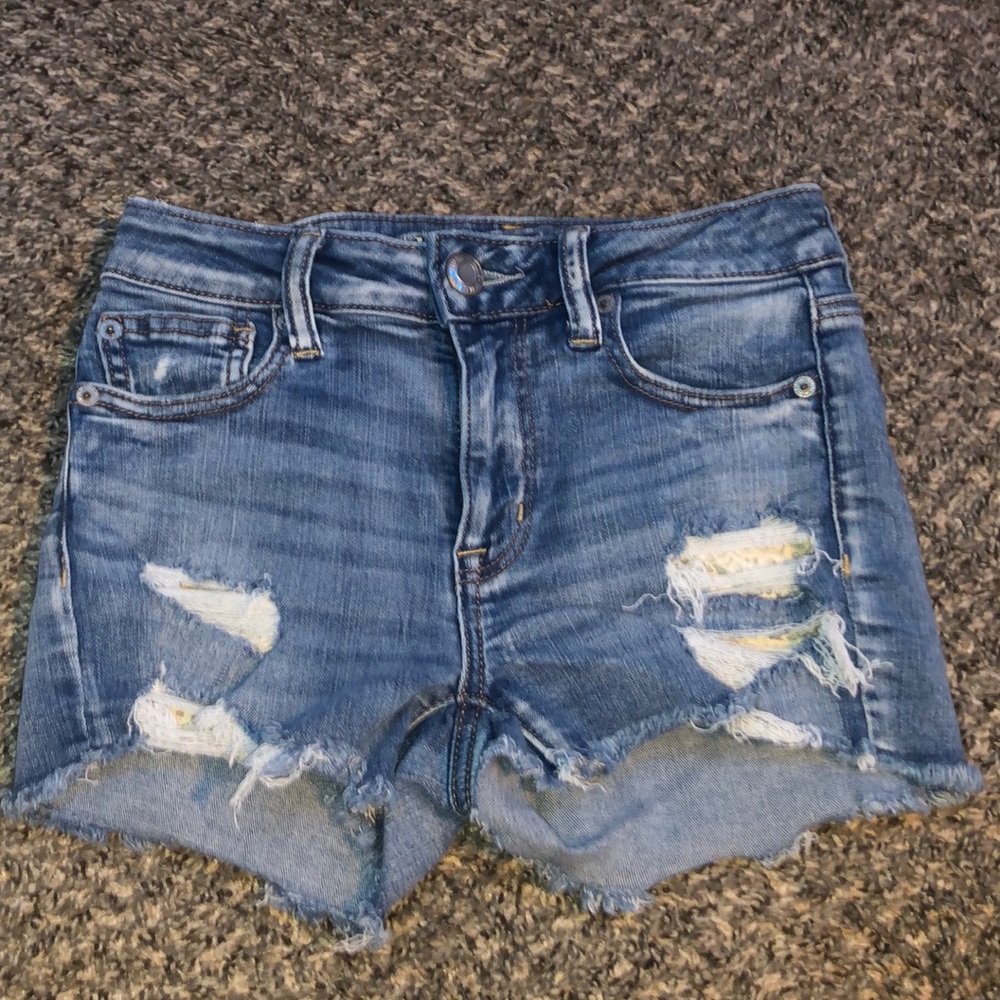 American Eagle jean shorts size 0